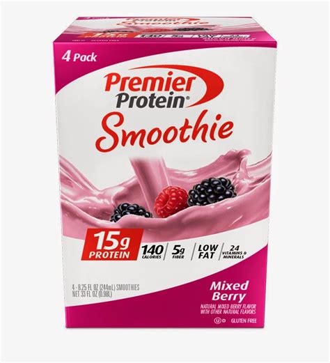 Premier Protein Mixed Berry Smoothie | The Nutritionist Reviews