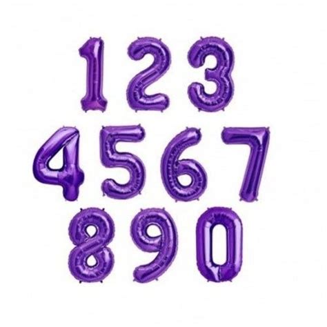 Number Jumbo Purple Giant Balloon Number Mylar Purple Number - Etsy ...