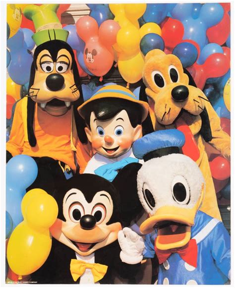 Disneyland Mascots & Balloons Poster - ID: jandisneyland22182 | Van ...