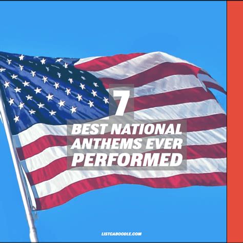 7 Best National Anthems Ever Performed - Whitney, Marvin, Etc.