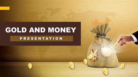 Gold and Money Slide Template - Google Slides Templates