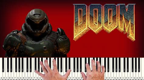 DOOM THEME - PIANO TUTORIAL - YouTube