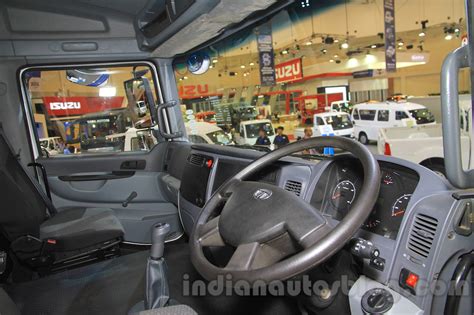 Tata Prima 4928.S interior at the 2015 Gaikindo Indonesia International ...