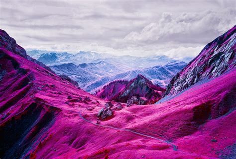 Infrared Photography Turns Swiss Landscapes into Pink Dream Worlds