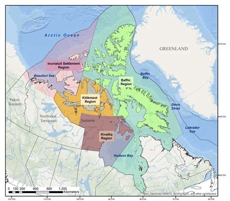 Arctic Ocean On Canada Map - United States Map