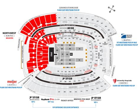 Max Hill Rumor: Cleveland Browns Stadium Seating Chart For Rolling ...