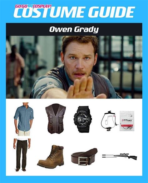 Owen Grady Costume Guide - GO GO COSPLAY | Owen grady costume, Nerdy ...