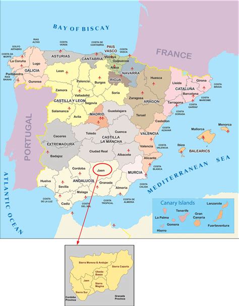 International Study of RE-Regions: Province of Jaén, Spain