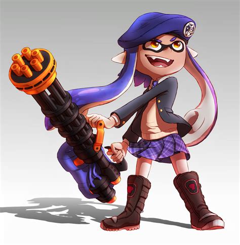 Inkling with Splatling by TooterDoodles on DeviantArt