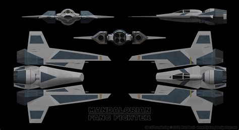 Mandalorian Fang Fighter Schematics 01 by Ravendeviant on DeviantArt