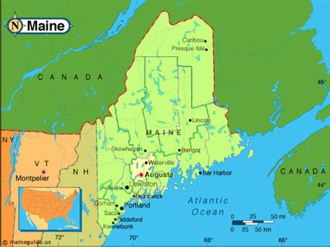 Kennebec County Maine Vacation Guide | Maine Counties Guide