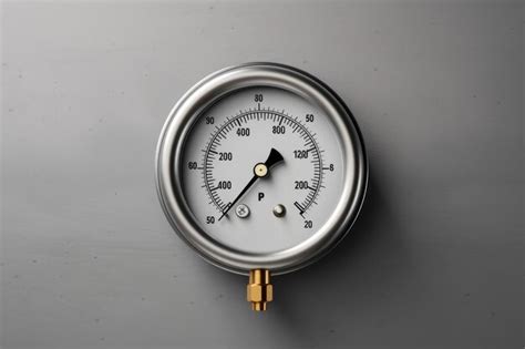 Premium AI Image | Manometer pressure gauge steel Generate Ai