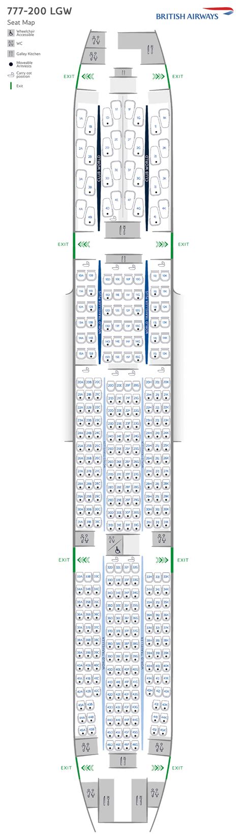 Boeing 777 200 Seat Map British Airways | Bruin Blog