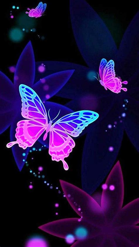 Neon Pink Butterfly Wallpapers - Top Free Neon Pink Butterfly ...