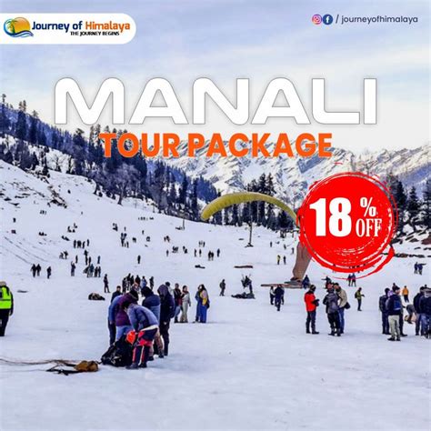 Manali Tour Package - 5N/6D, @5,500/- Person, 18% Off