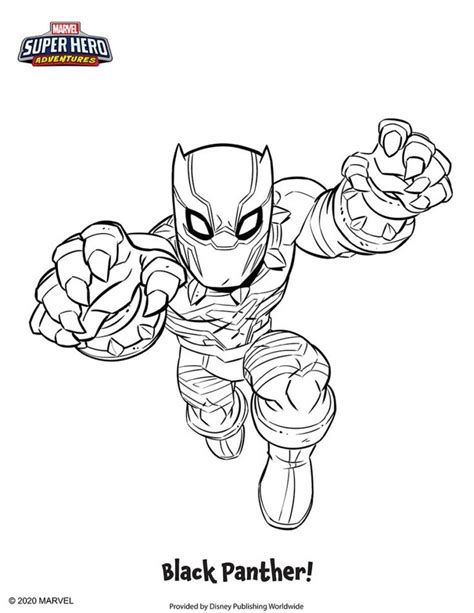 Disney Offers Free Downloadable Coloring Sheets With Marvel Super Hero ...