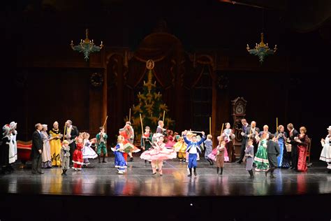 The cast of this year's "The Nutcracker" performs during a dress ...