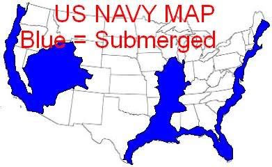 One For The Road: U.S. Navy Map of Future America