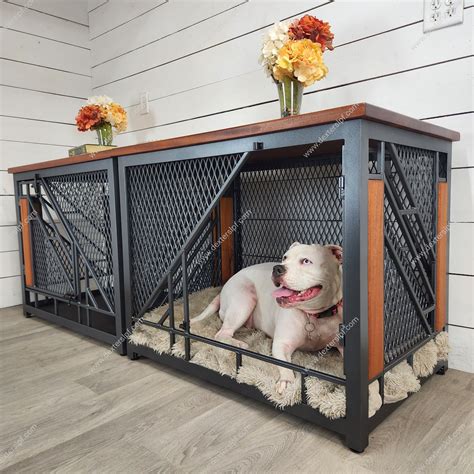 Remy Large Set , Modern Dog Crate, Dog Crate Furniture, Dog Crate Tabl ...