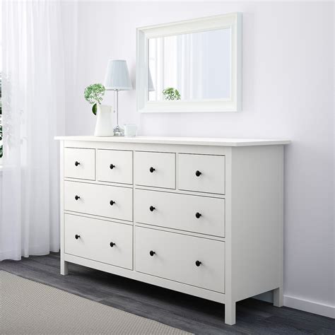 HEMNES 8-drawer dresser, white, 63x37 3/4" - IKEA