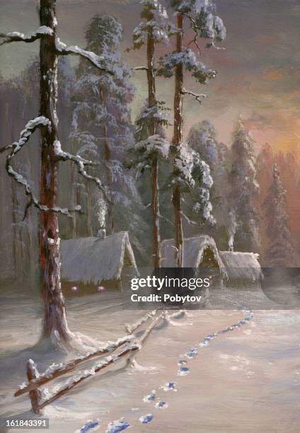 Christmas Village Painting Photos and Premium High Res Pictures - Getty ...