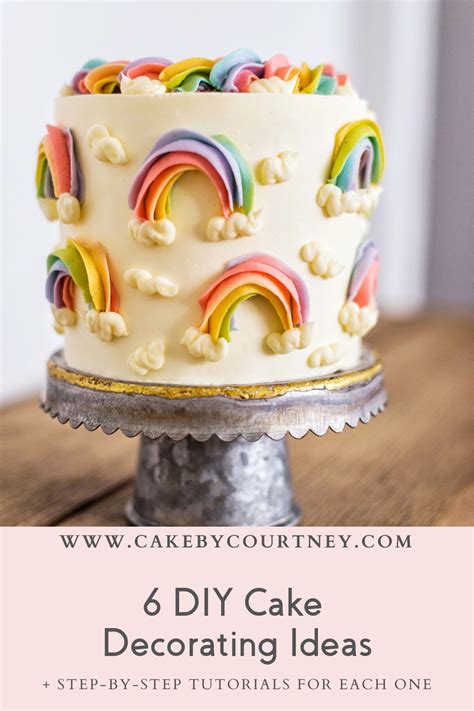 6 DIY Cake Decorating Ideas - Cake by Courtney