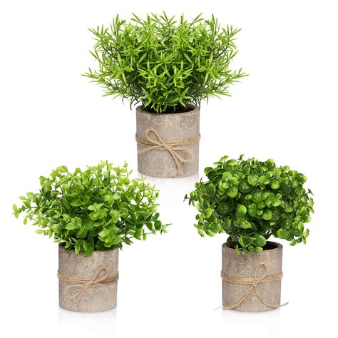 Artificial Plants in Pots for Home Decor Indoor - Office Decor for ...