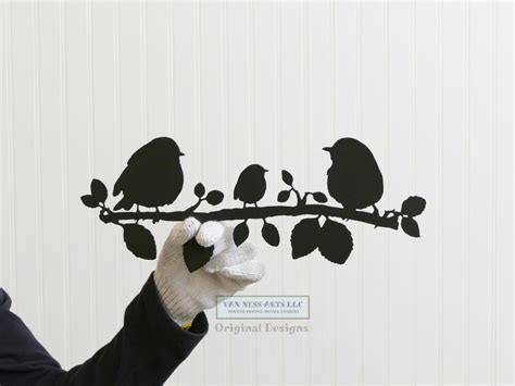 Metal Bird Art Metal Wall Art Bird Wall Decor Two Birds - Etsy