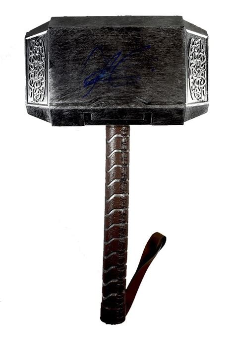 Chris Hemsworth Avengers Thor Ragnarok Signed Battle Hammer Certified ...