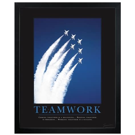 Classic Motivational Posters - Teamwork Jets Motivational Poster by ...