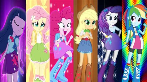 Equestria Girls Mane 6 Wallpaper by Macgrubor on deviantART | Equestria ...