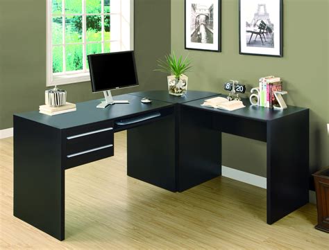 L Shaped Desk With Corner Keyboard Tray - inactive-floralbb