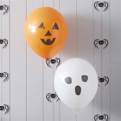 ghost and pumpkin halloween party balloons by ginger ray ...