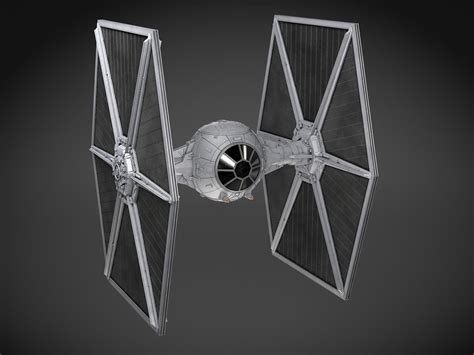 Star Wars TIE-Fighter v1 3D model | CGTrader