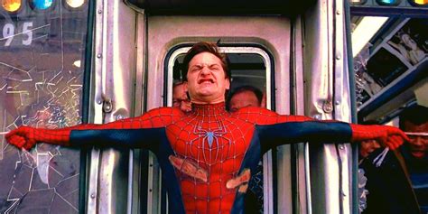 Tobey Maguire Spider Man Train Scene