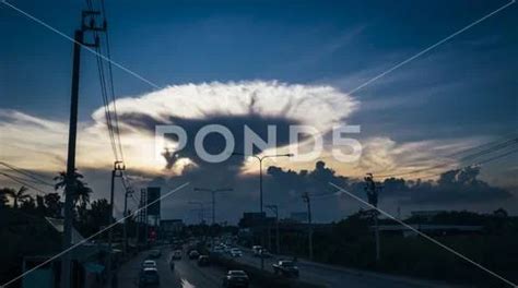 Cloud in Tornado shape .Nature phenomenon concept background. Climate ...