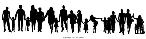 17,236 Group People Holding Hands Silhouette Images, Stock Photos ...