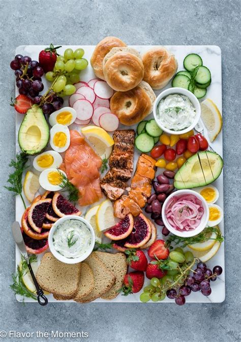 Smoked Salmon Breakfast Platter - Flavor the Moments