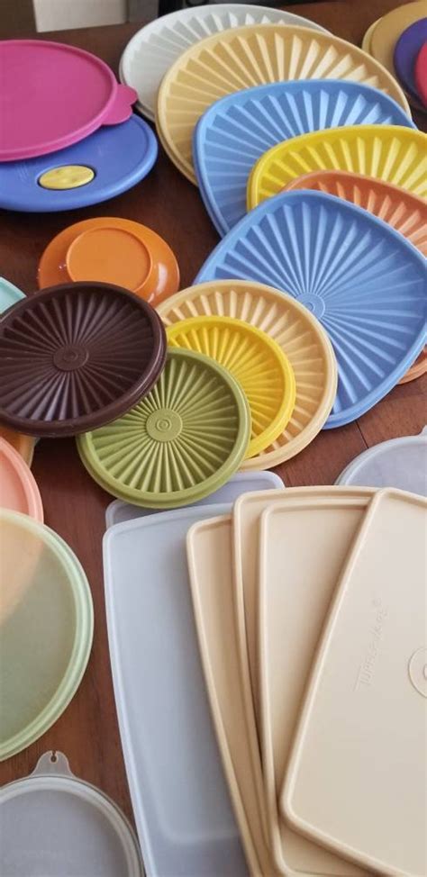 Vintage TUPPERWARE LIDS / Replacement Lids / Tupper Ware | Etsy