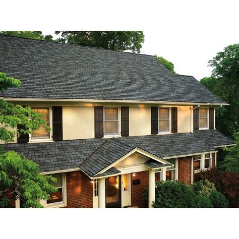 Shop GAF Glenwood 11.11-sq ft Chelsea Gray Laminated Architectural Roof ...