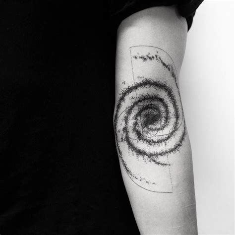 Pin by Designocalm on Tattoos | Galaxy tattoo, Spiral tattoos, Tattoos ...