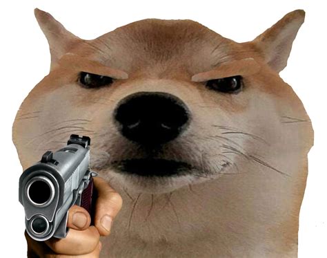 Gun Doge Blank Template - Imgflip