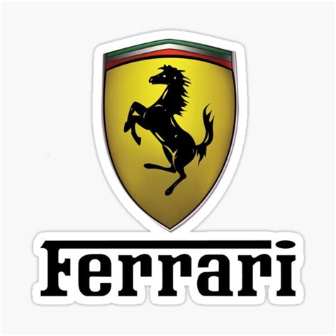 Ferrari Stickers | Redbubble