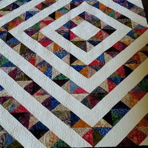 Mountain Quiltworks: Diamond Quilt Finished