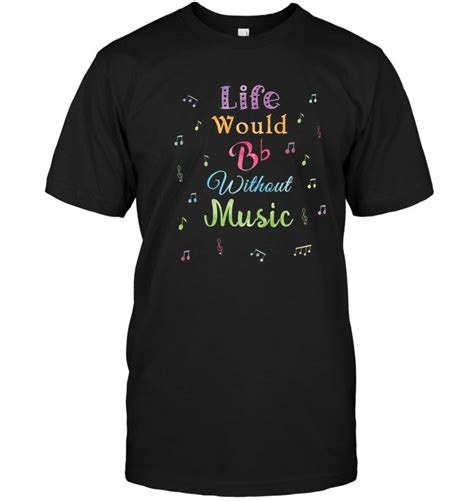 Funny Music Quote Teacher Musicians T Shirt Be Flat | Music quotes ...