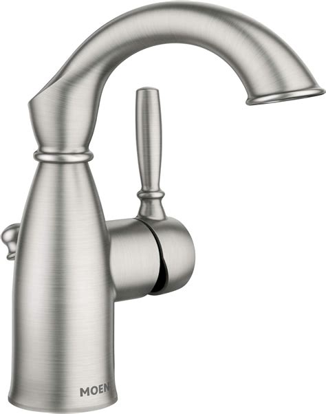 Moen Brushed Nickel Single Handle Bathroom Faucet – Everything Bathroom