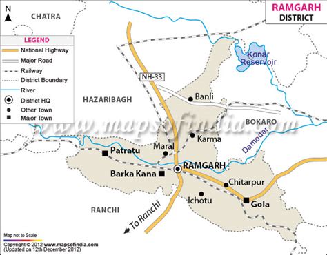 Ramgarh District Map