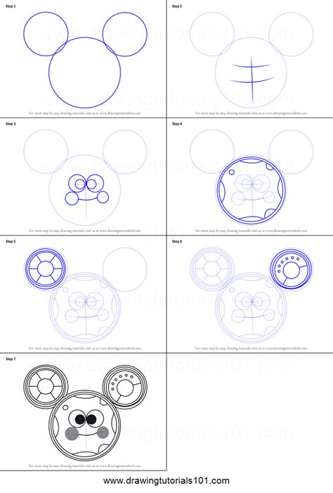 How to Draw Toodles from Mickey Mouse Clubhouse Printable Drawing Sheet ...