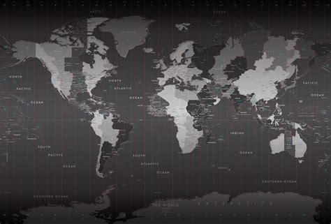 World Map Wallpapers Black - Wallpaper Cave