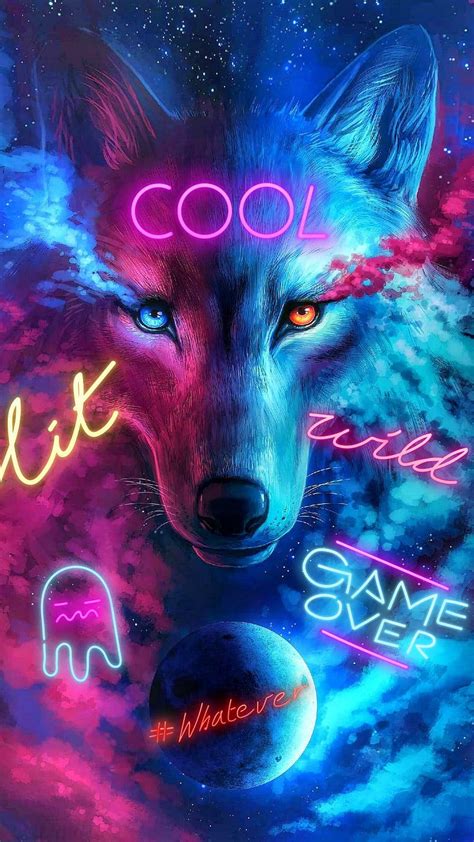 [100+] Cool Galaxy Wolf Pictures | Wallpapers.com